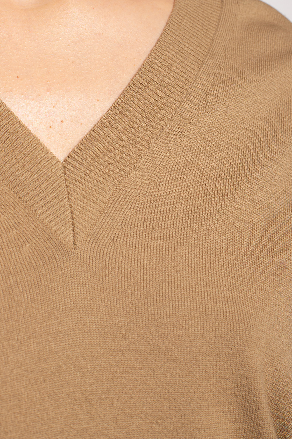 BOTTEGA VENETA◆ニット・セーター(薄手)/XS/ウール/GRN/無地/668585 V0ZY0// BOTTEGA VENETA(ボッテガヴェネタ) / ニット・セーター(薄手)/XS
